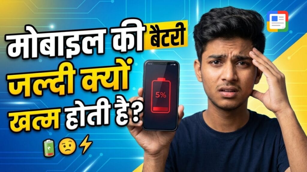 मोबाइल की Battery जल्दी खत्म क्यों होती है?