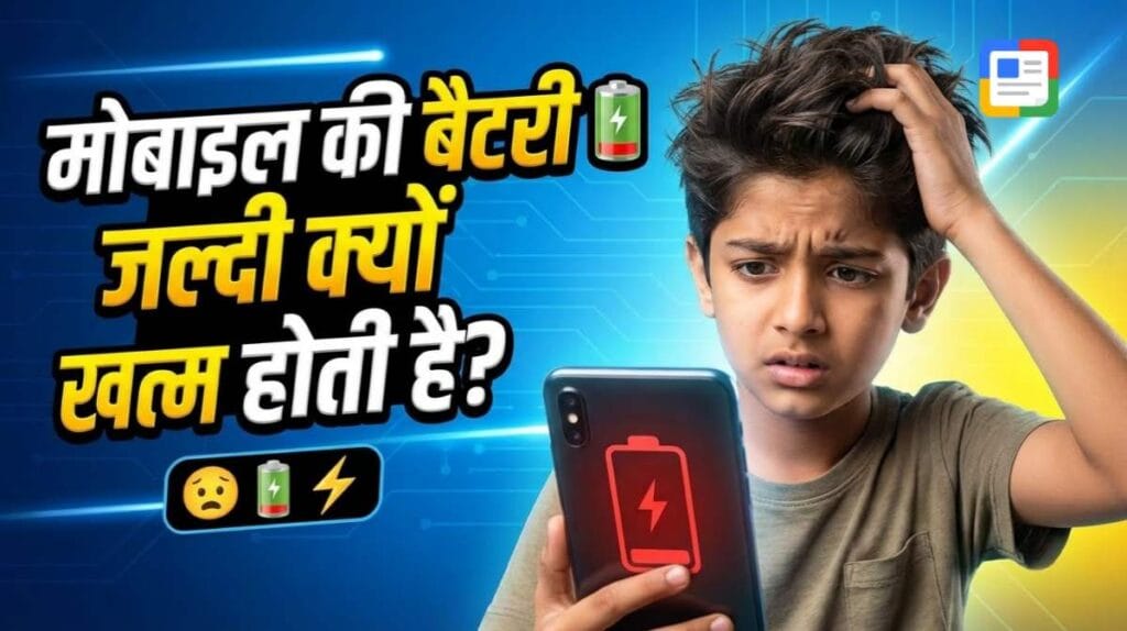 मोबाइल की Battery जल्दी खत्म क्यों होती है?