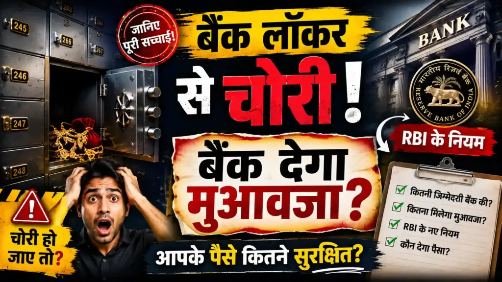SBI बैंक लॉकर से चोरी हुए 50 लाख के जेवर